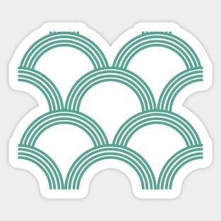 Green circles Sticker